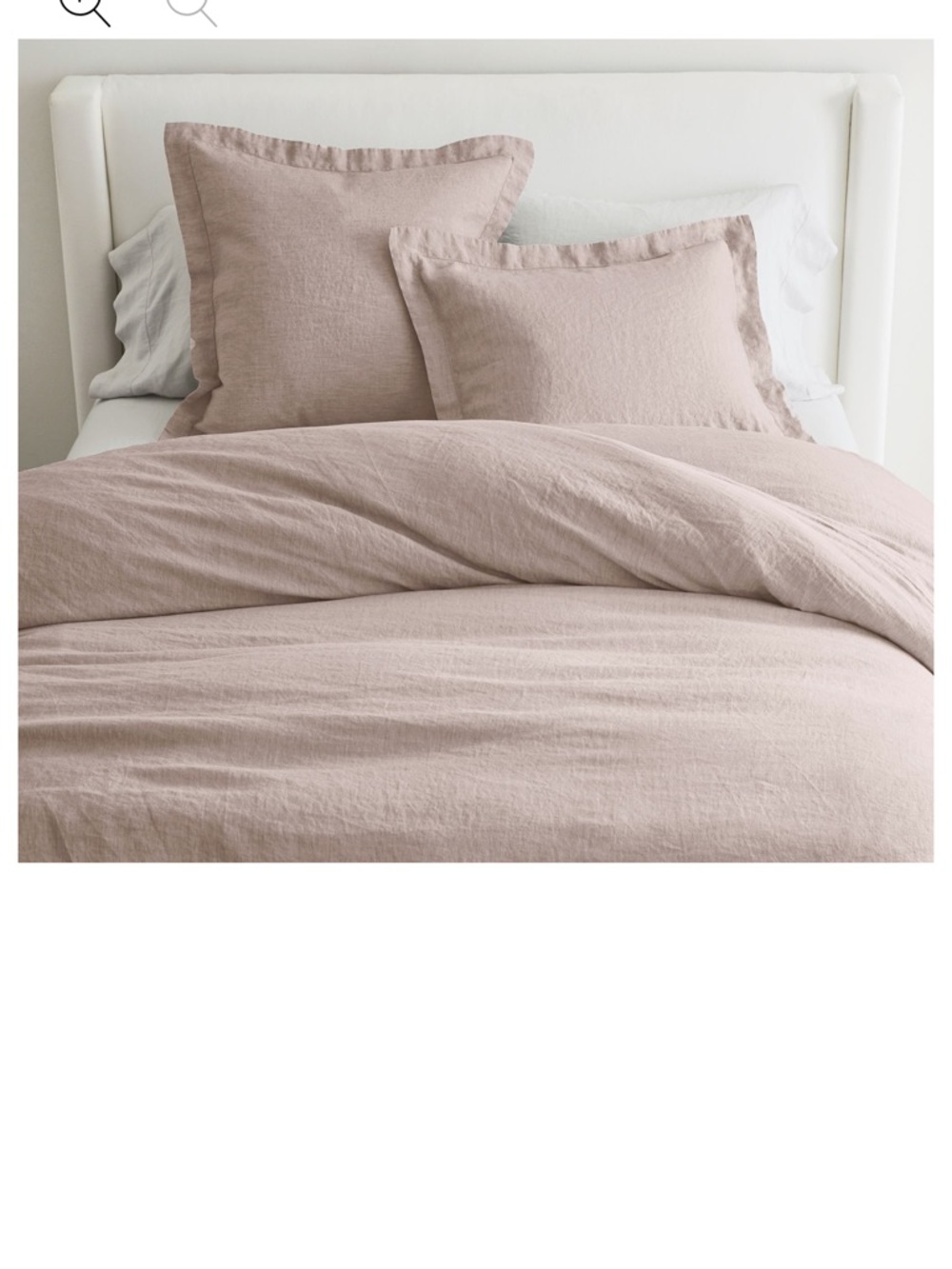 Pottery Barn Belgian Flax Linen Duvet Cover

Smoky Quartz - king